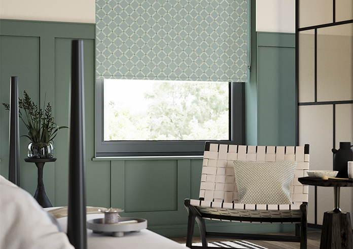 Gianna, Antique Blue - Twist&Fit Roller Blind - Image 5